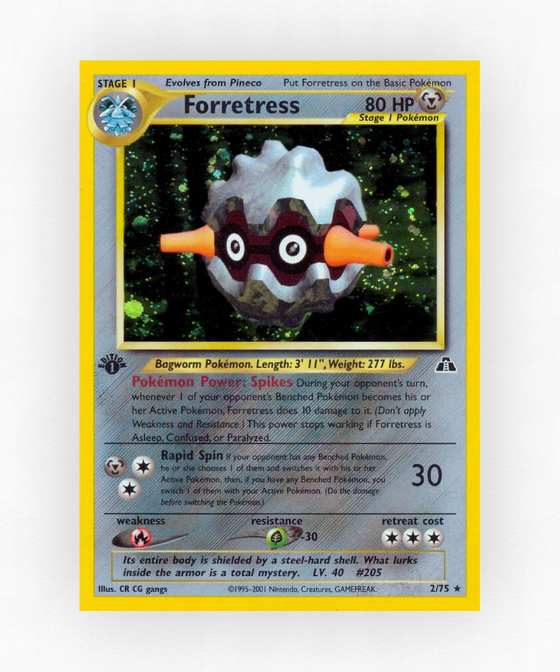 Forretress - Neo Discovery 2/75 (1st Edition Holo)