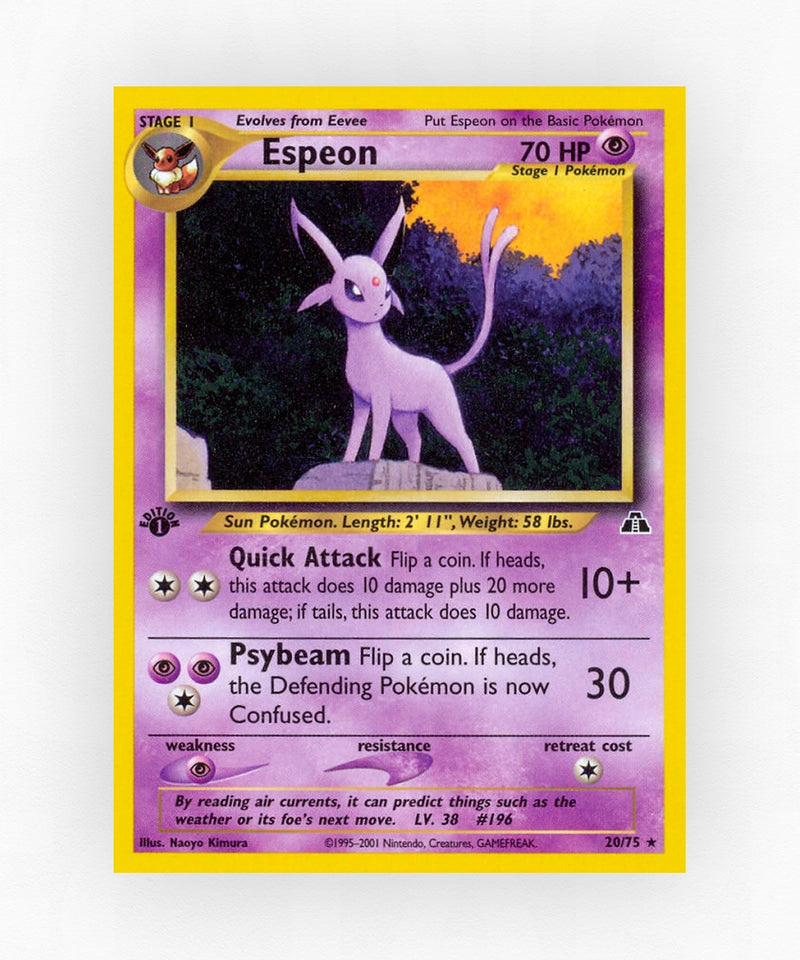 Espeon - Neo Discovery 20/75 (1st Edition Non-Holo)