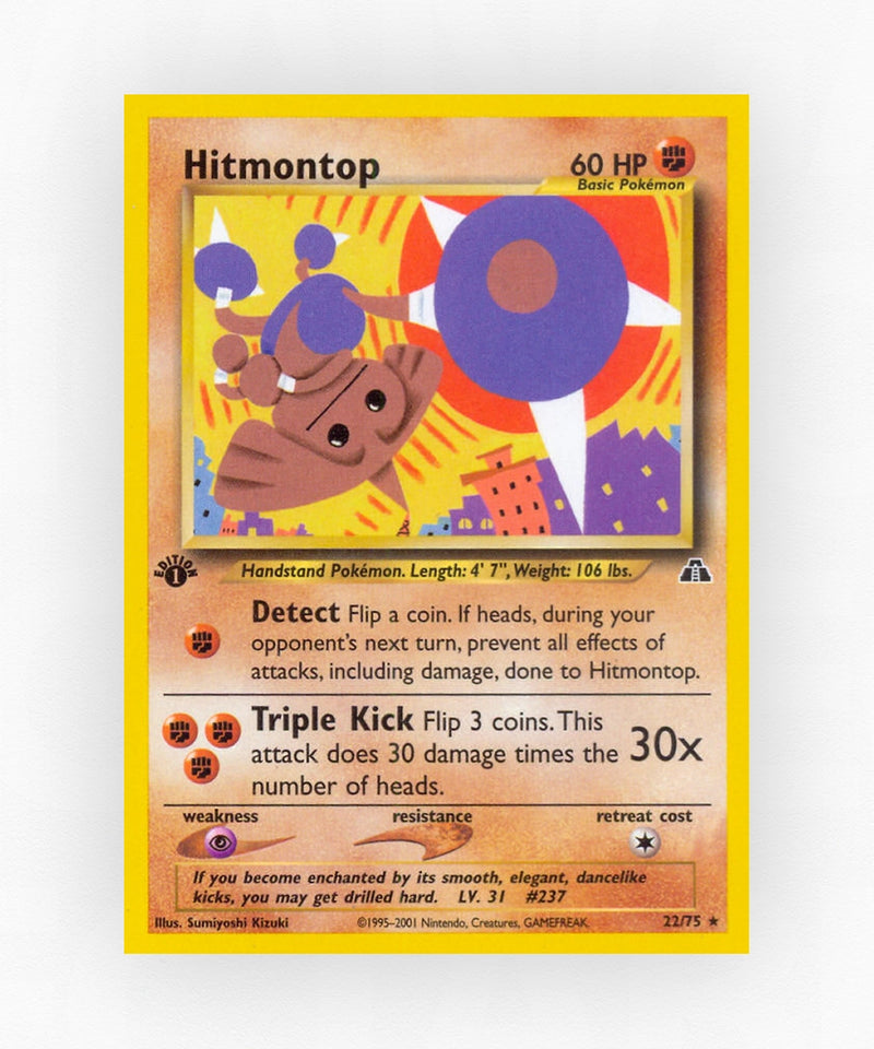 Hitmontop - Neo Discovery 22/75 (Unlimited Non-Holo)