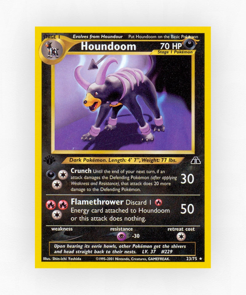 Houndoom - Neo Discovery 23/75 (1st Edition Non-Holo)