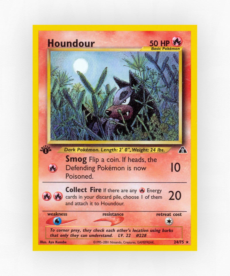 Houndour - Neo Discovery 24/75 (1st Edition Non-Holo)