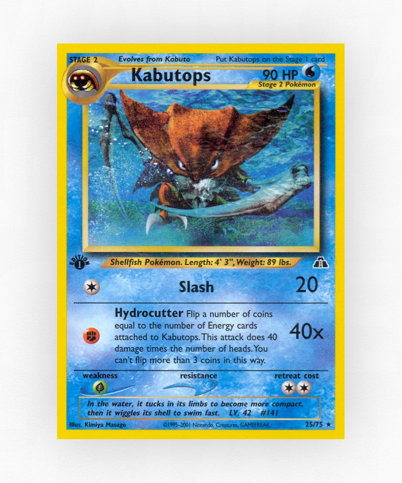 Kabutops - Neo Discovery 25/75 (Unlimited Non-Holo)