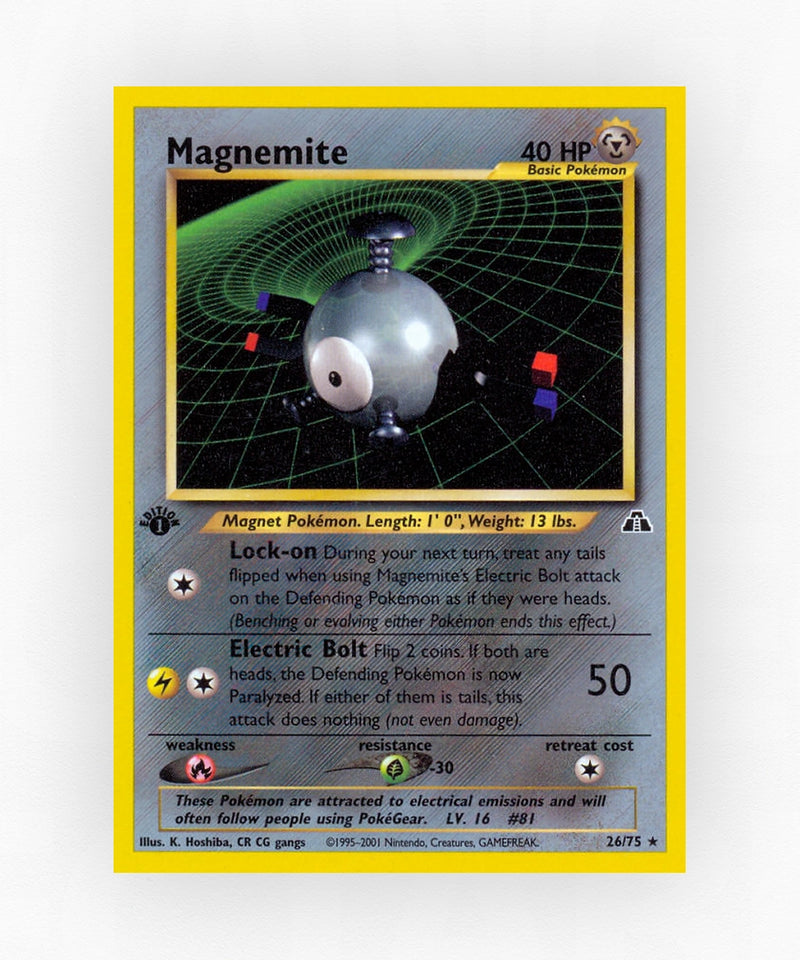 Magnemite - Neo Discovery 26/75 (1st Edition Non-Holo)