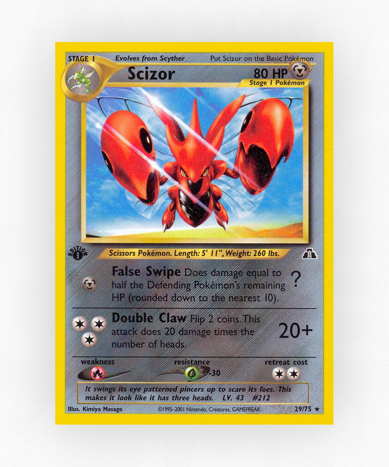 Scizor - Neo Discovery 29/75 (Unlimited Non-Holo)