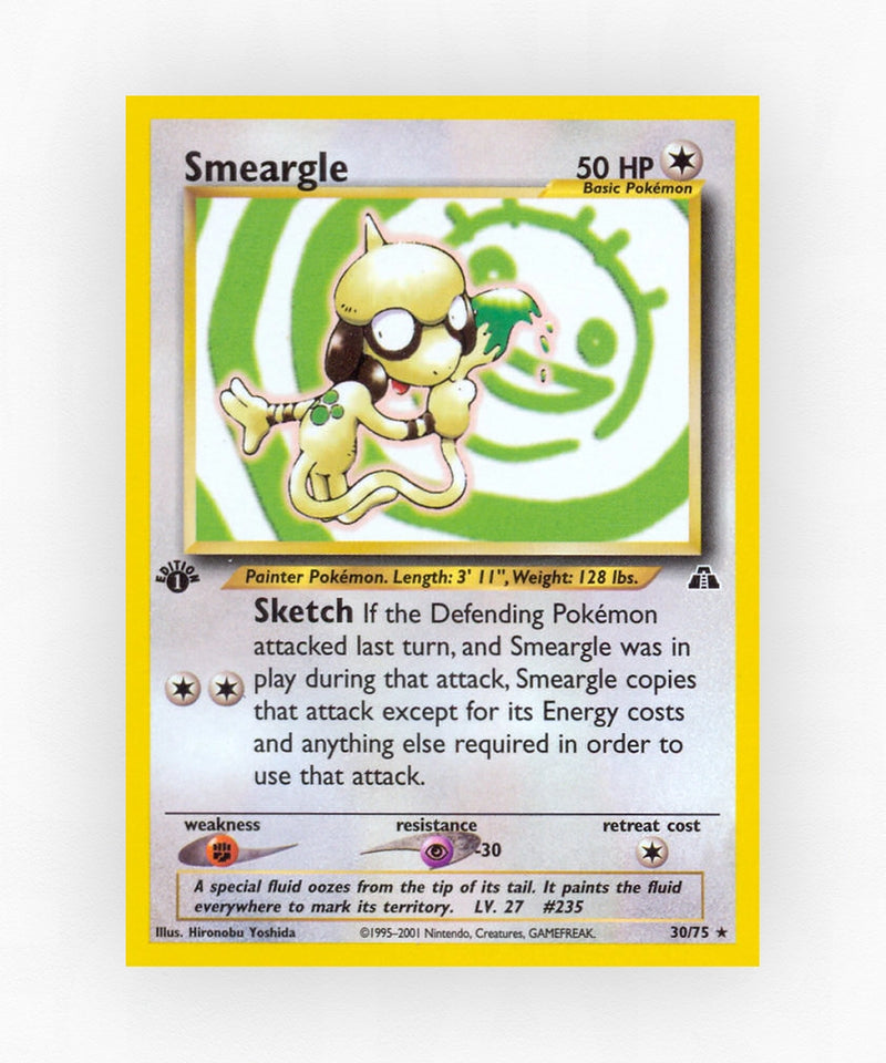 Smeargle - Neo Discovery 30/75 (1st Edition Non-Holo)