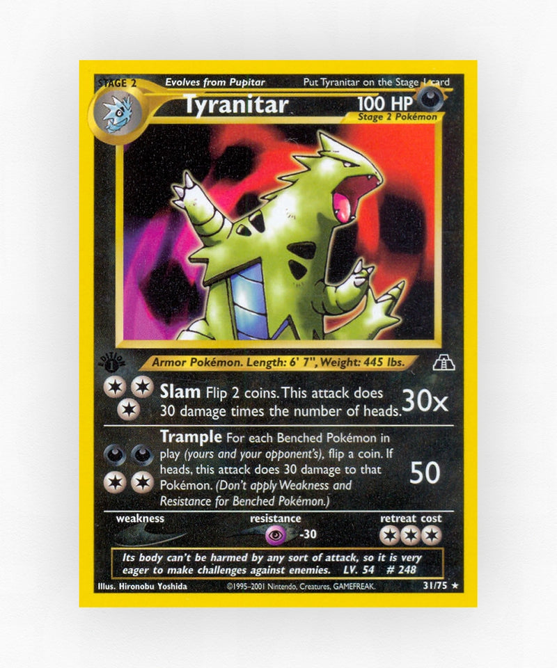 Tyranitar - Neo Discovery 31/75 (Unlimited Non-Holo)