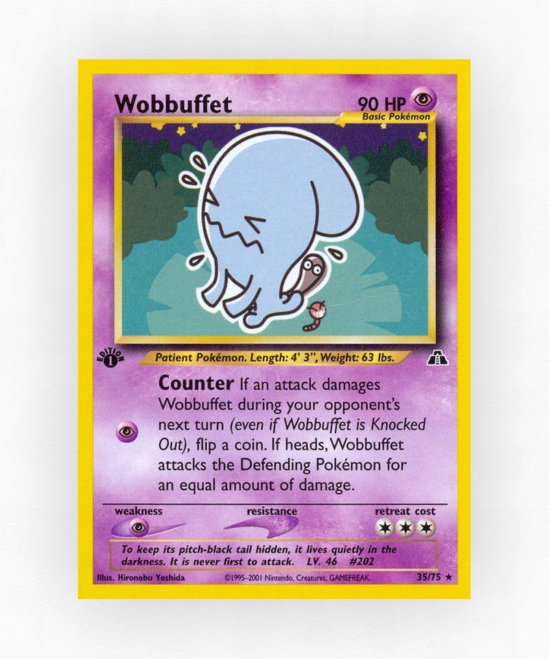 Wobbuffet - Neo Discovery 35/75 (Unlimited Non-Holo)