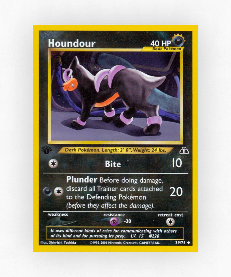 Houndour - Neo Discovery 39/75 (1st Edition Non-Holo)