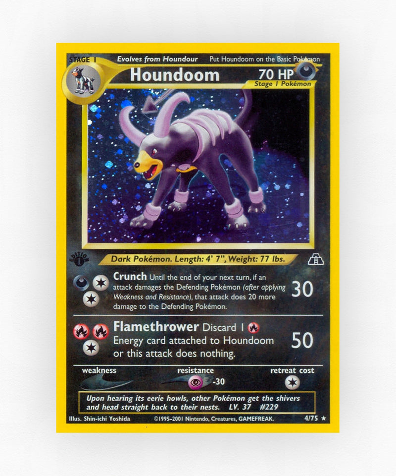 Houndoom - Neo Discovery 4/75 (Unlimited Holo)