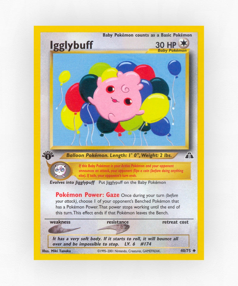 Igglybuff - Neo Discovery 40/75 (Unlimited Non-Holo)