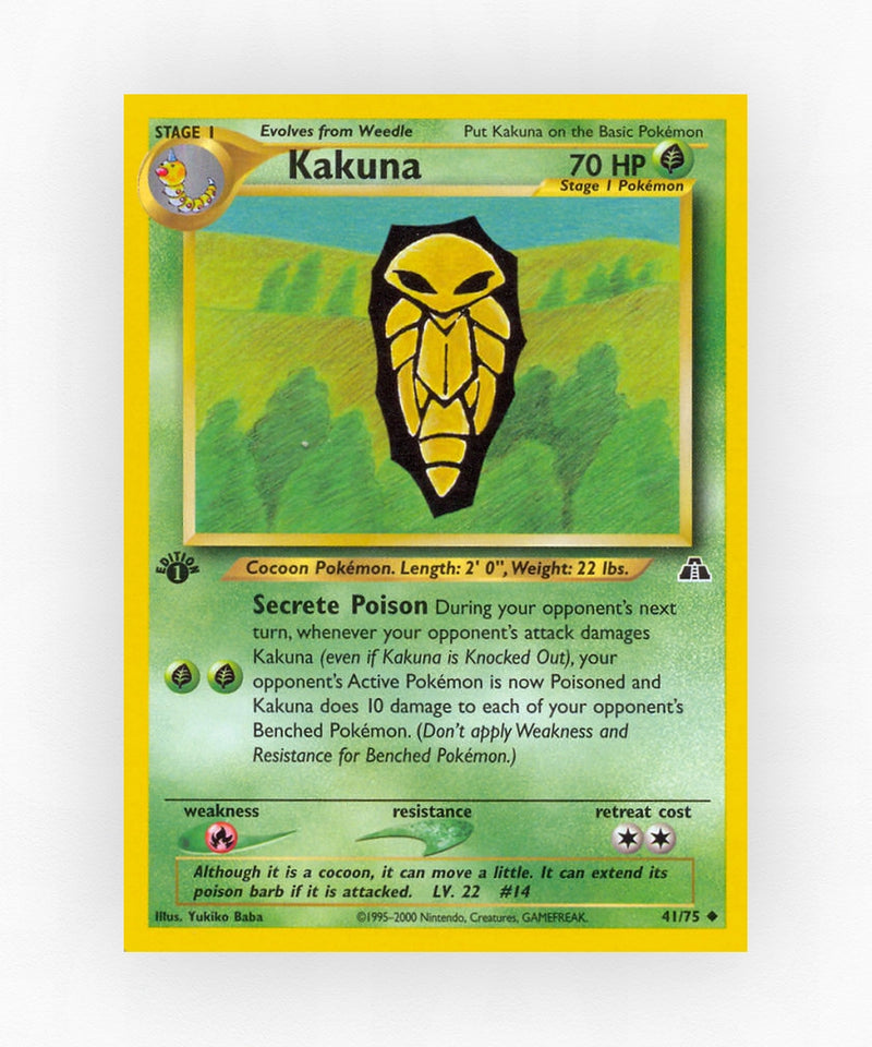 Kakuna - Neo Discovery 41/75 (1st Edition Non-Holo)