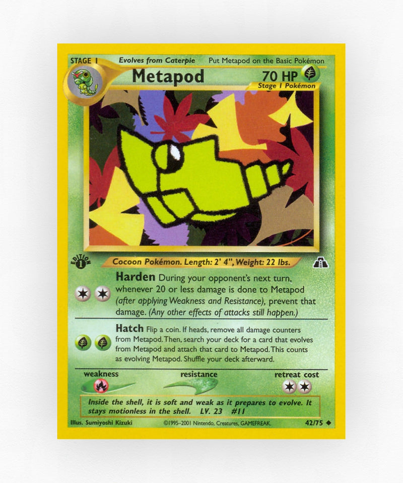 Metapod - Neo Discovery 42/75 (Unlimited Non-Holo)