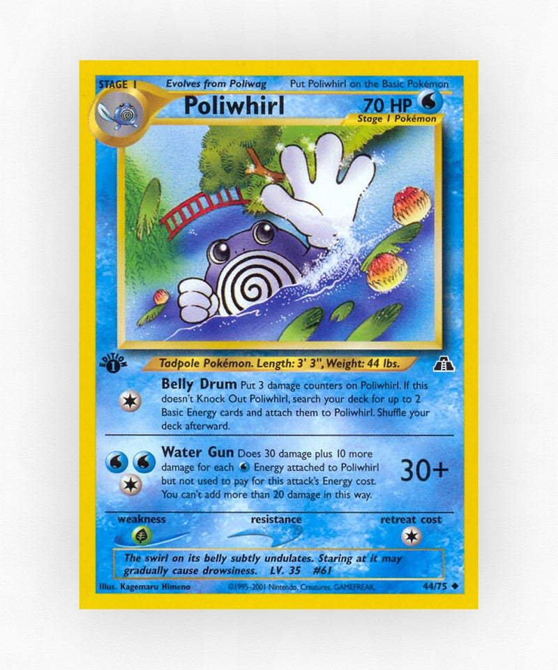 Poliwhirl - Neo Discovery 44/75 (1st Edition Non-Holo)