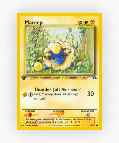 Mareep - Neo Discovery 58/75 (1st Edition Non-Holo)