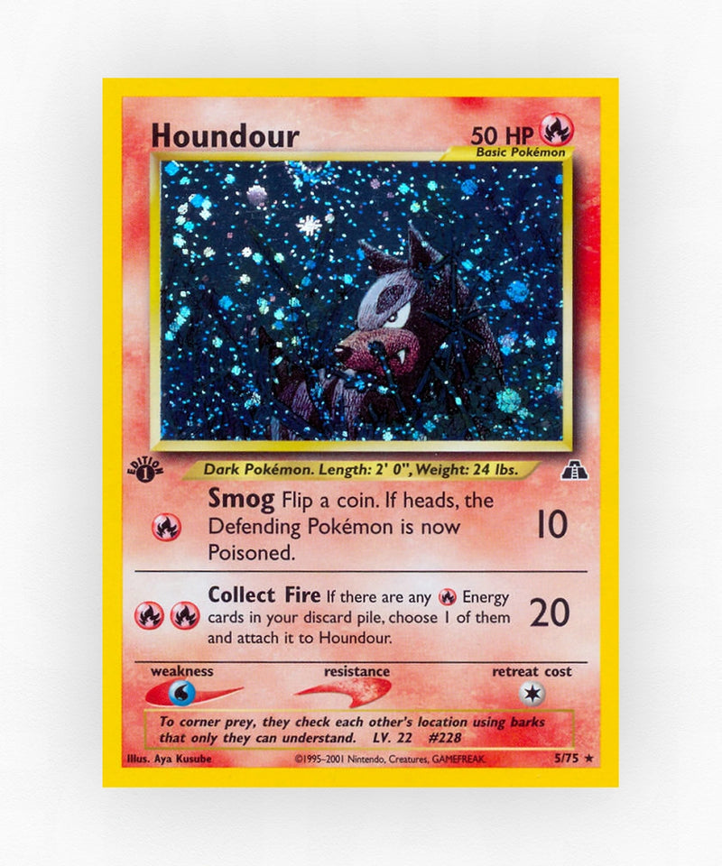 Houndour - Neo Discovery 5/75 (Unlimited Holo)