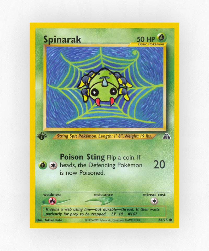 Spinarak - Neo Discovery 64/75 (1st Edition Non-Holo)