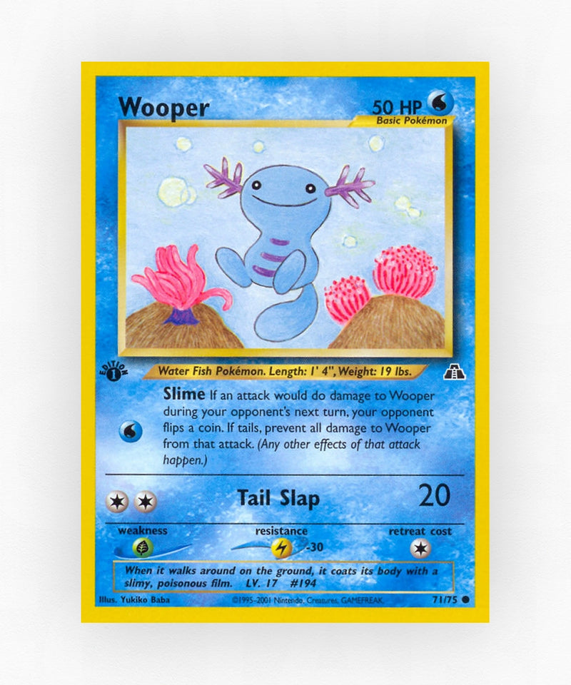 Wooper - Neo Discovery 71/75 (Unlimited Non-Holo)