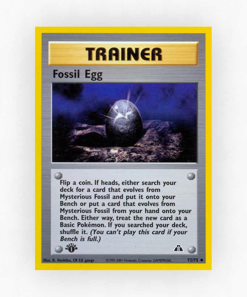 Fossil Egg - Neo Discovery 72/75 (Unlimited Non-Holo)