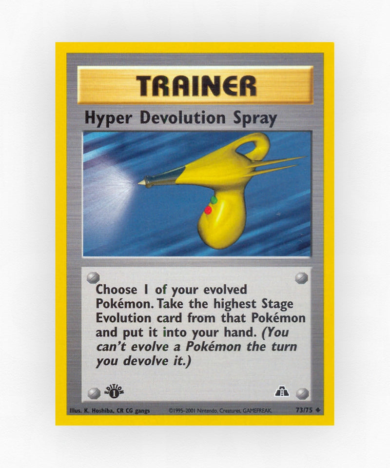 Hyper Devolution Spray - Neo Discovery 73/75 (1st Edition Non-Holo)