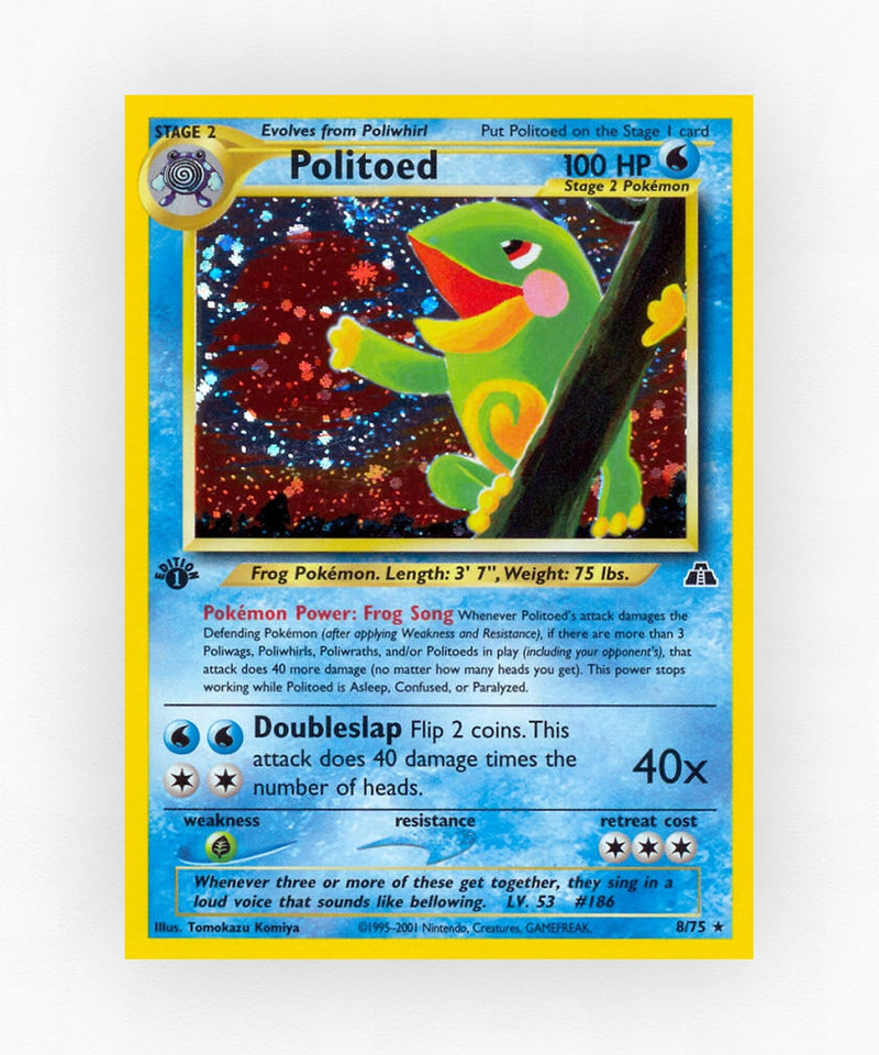 Politoed - Neo Discovery 8/75 (1st Edition Holo)