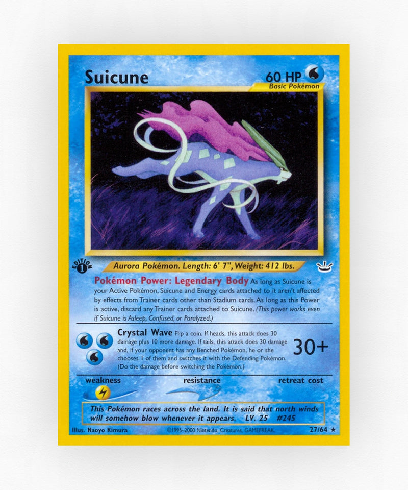 Suicune - Neo Revelation 27/64 (1st Edition Non-Holo)