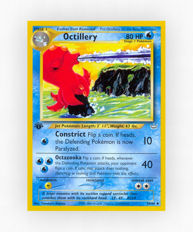 Octillery - Neo Revelation 34/64 (Unlimited Non-Holo)