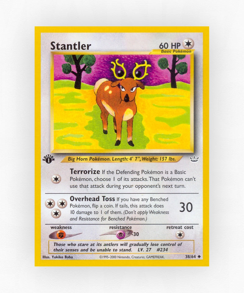 Stantler - Neo Revelation 38/64 (1st Edition Non-Holo)