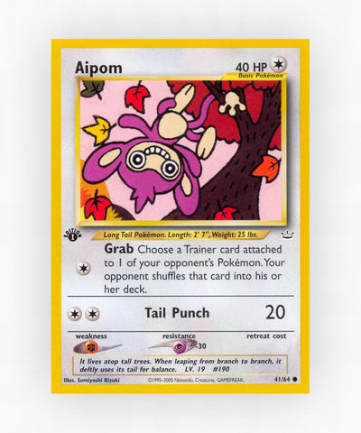 Aipom - Neo Revelation 41/64 (1st Edition Non-Holo)