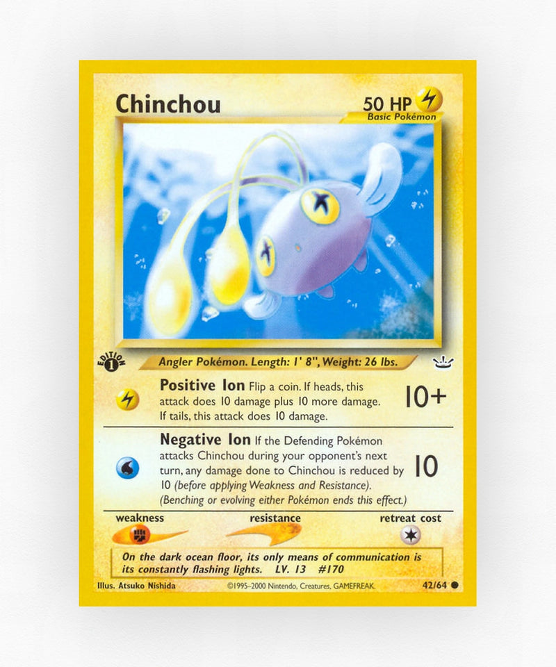 Chinchou - Neo Revelation 42/64 (Unlimited Non-Holo)
