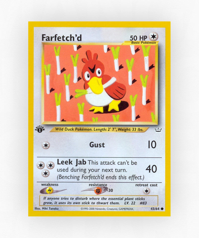 Farfetch'd - Neo Revelation 43/64 (1st Edition Non-Holo)