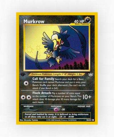 Murkrow - Neo Revelation 46/64 (1st Edition Non-Holo)