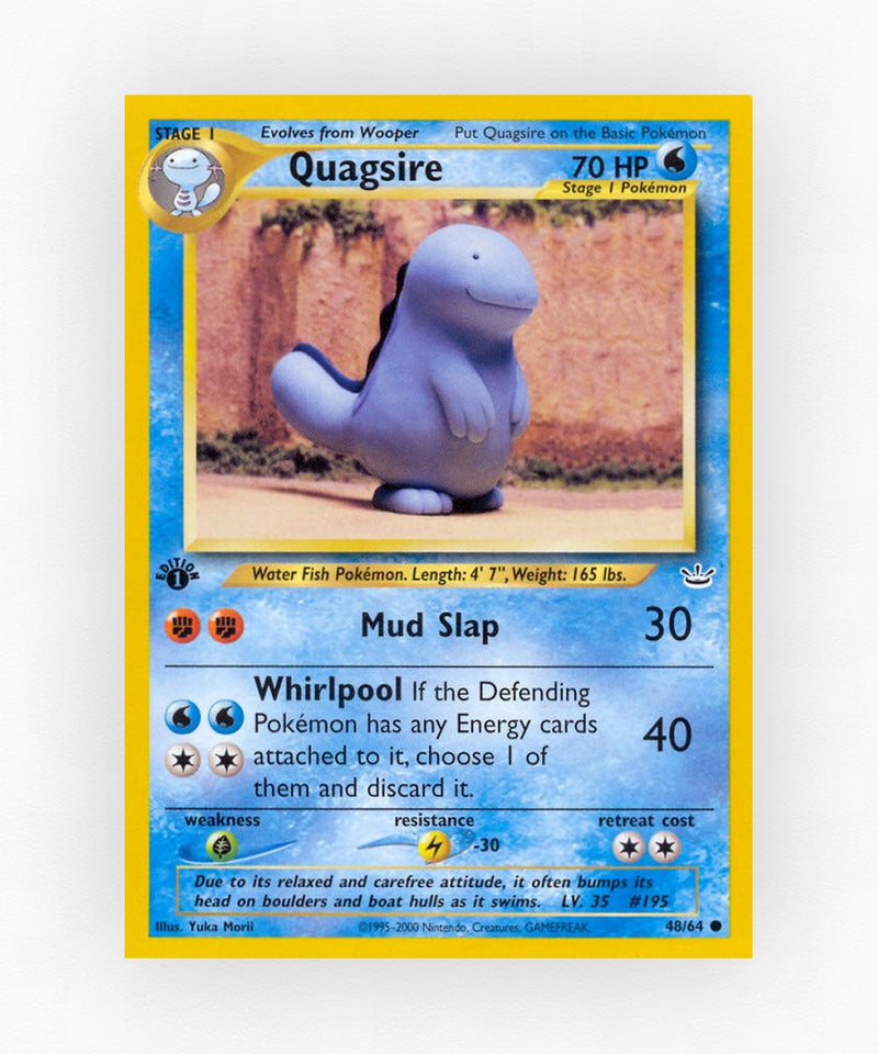 Quagsire - Neo Revelation 48/64 (Unlimited Non-Holo)