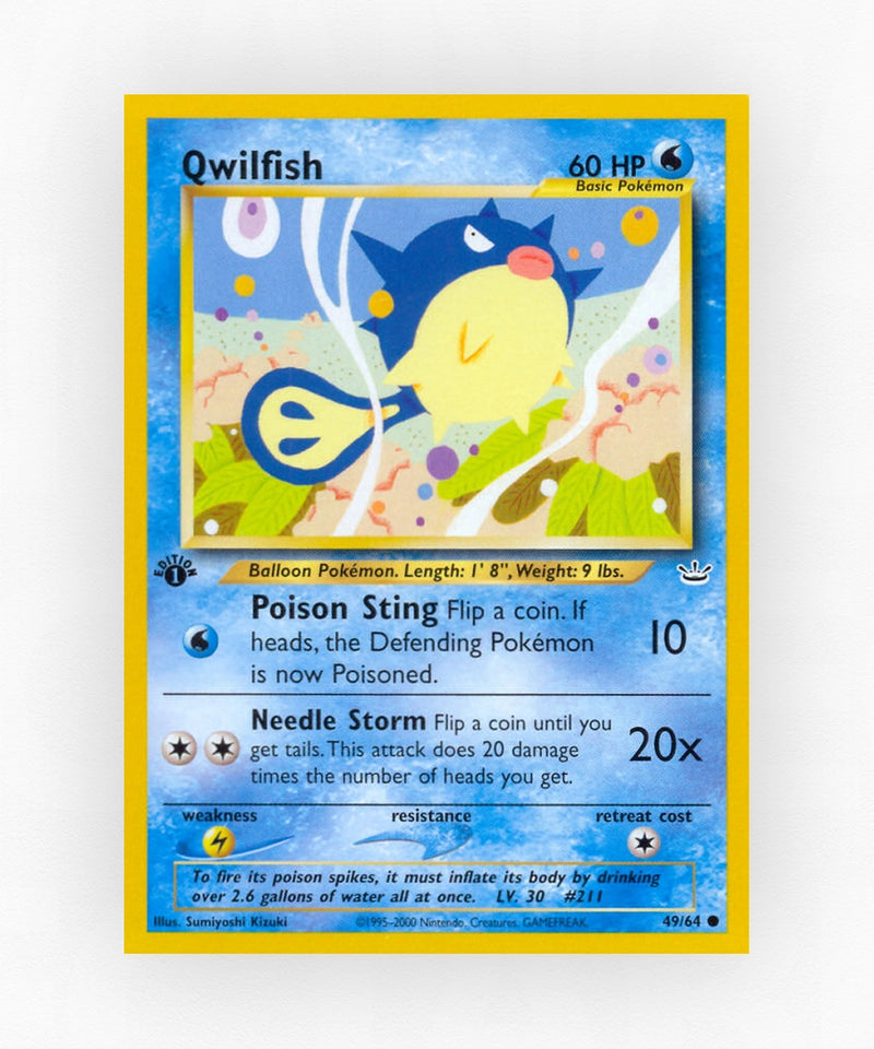 Qwilfish - Neo Revelation 49/64 (Unlimited Non-Holo)