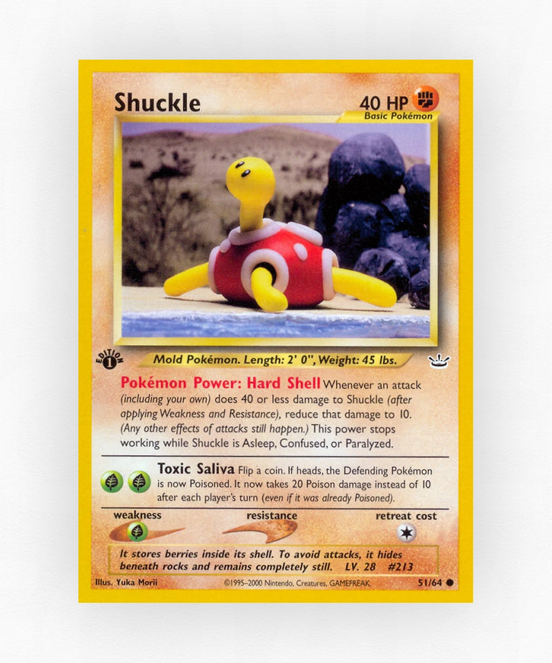 Shuckle - Neo Revelation 51/64 (1st Edition Non-Holo)