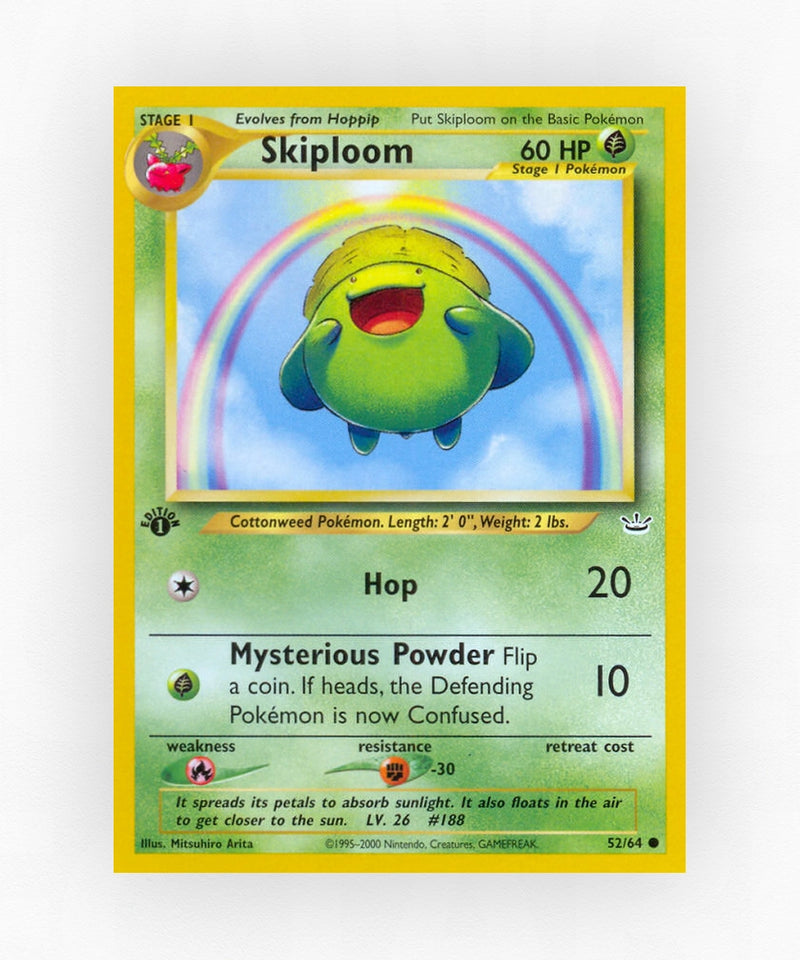 Skiploom - Neo Revelation 52/64 (1st Edition Non-Holo)