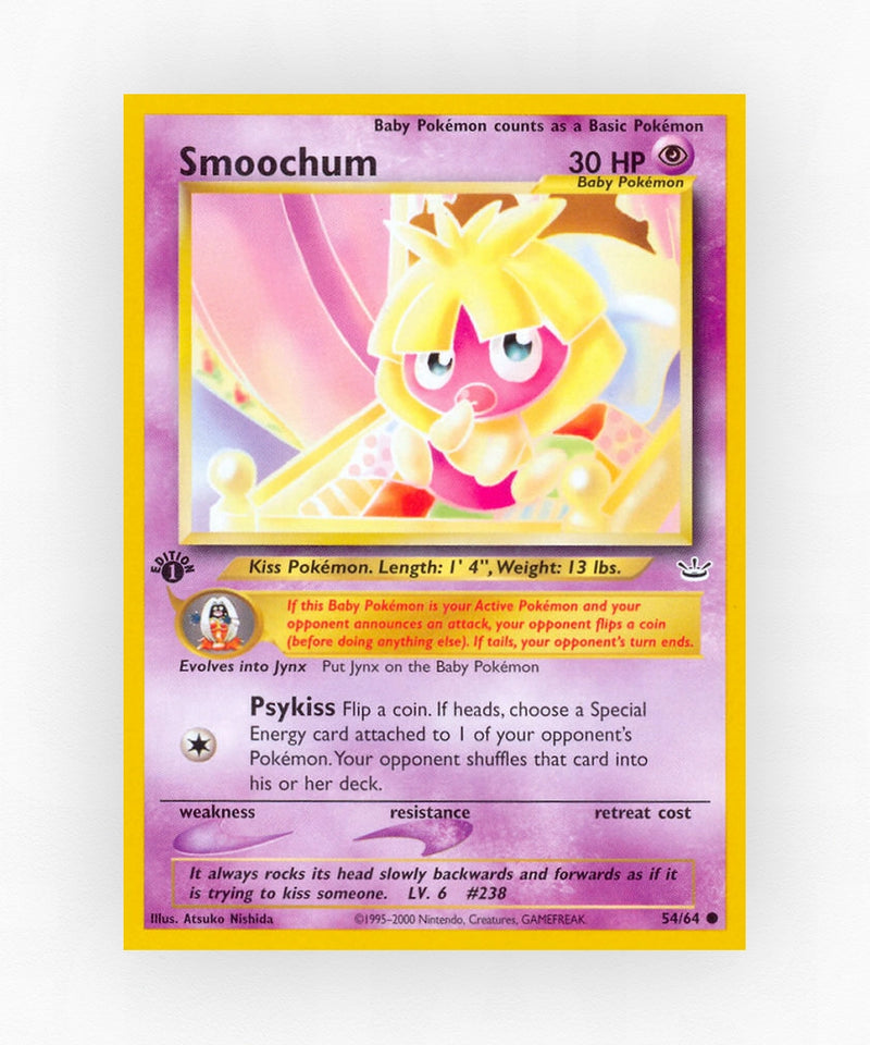 Smoochum - Neo Revelation 54/64 (1st Edition Non-Holo)