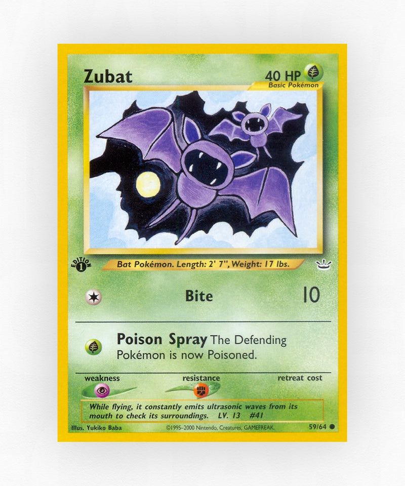 Zubat - Neo Revelation 59/64 (Unlimited Non-Holo)