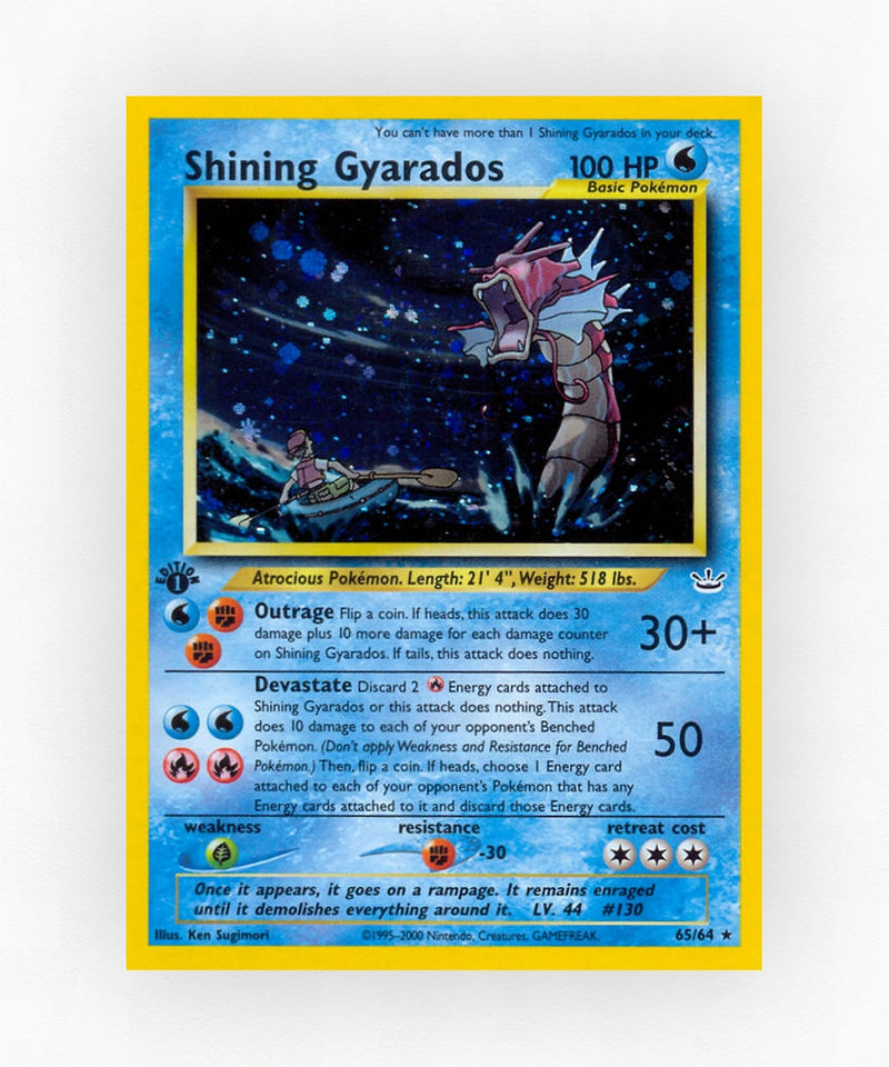 Shining Gyarados - Neo Revelation 65/64 (1st Edition Holo)