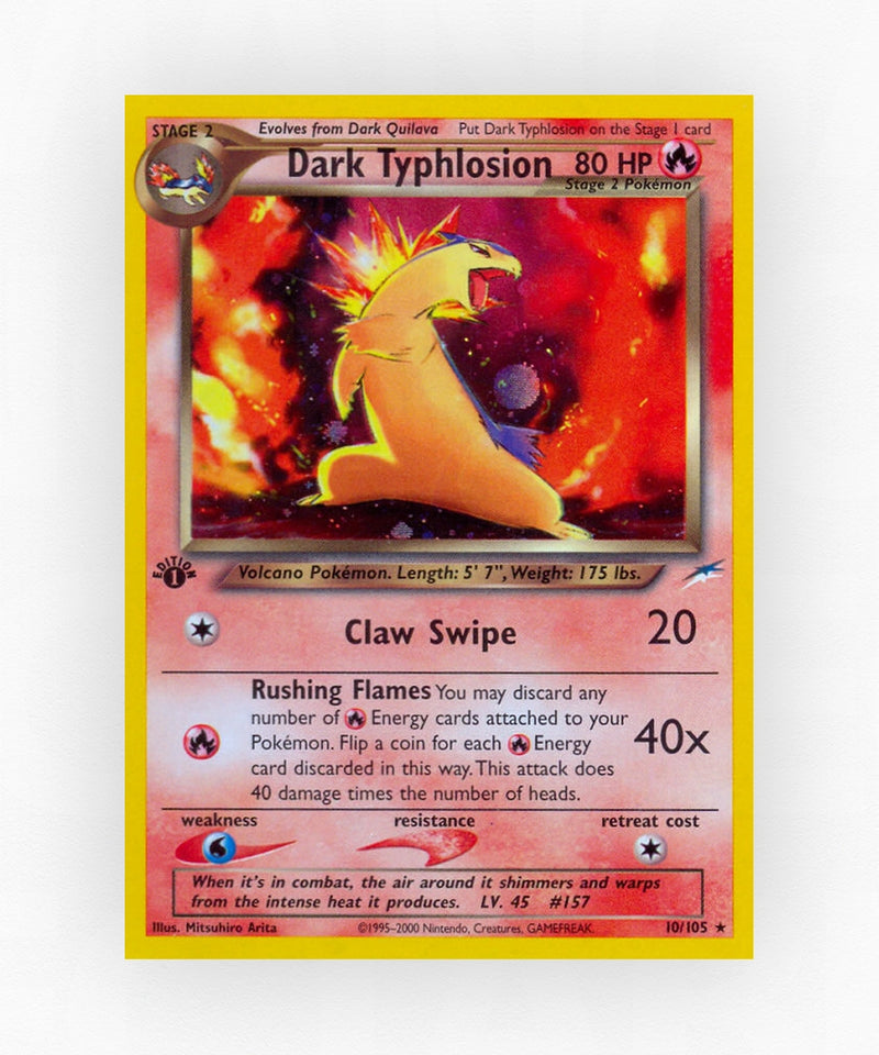 Dark Typhlosion - Neo Destiny 10/105 (Unlimited Holo)