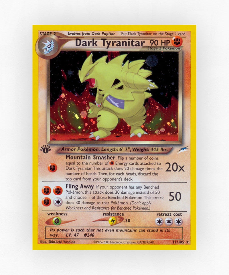 Dark Tyranitar - Neo Destiny 11/105 (1st Edition Holo)