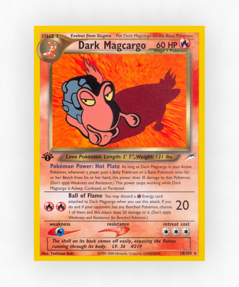 Dark Magcargo - Neo Destiny 18/105 (Unlimited Non-Holo)