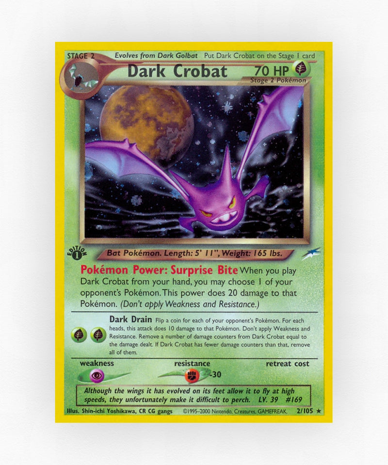 Dark Crobat - Neo Destiny 2/105 (1st Edition Holo)