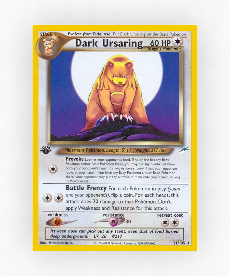 Dark Ursaring - Neo Destiny 21/105 (Unlimited Non-Holo)