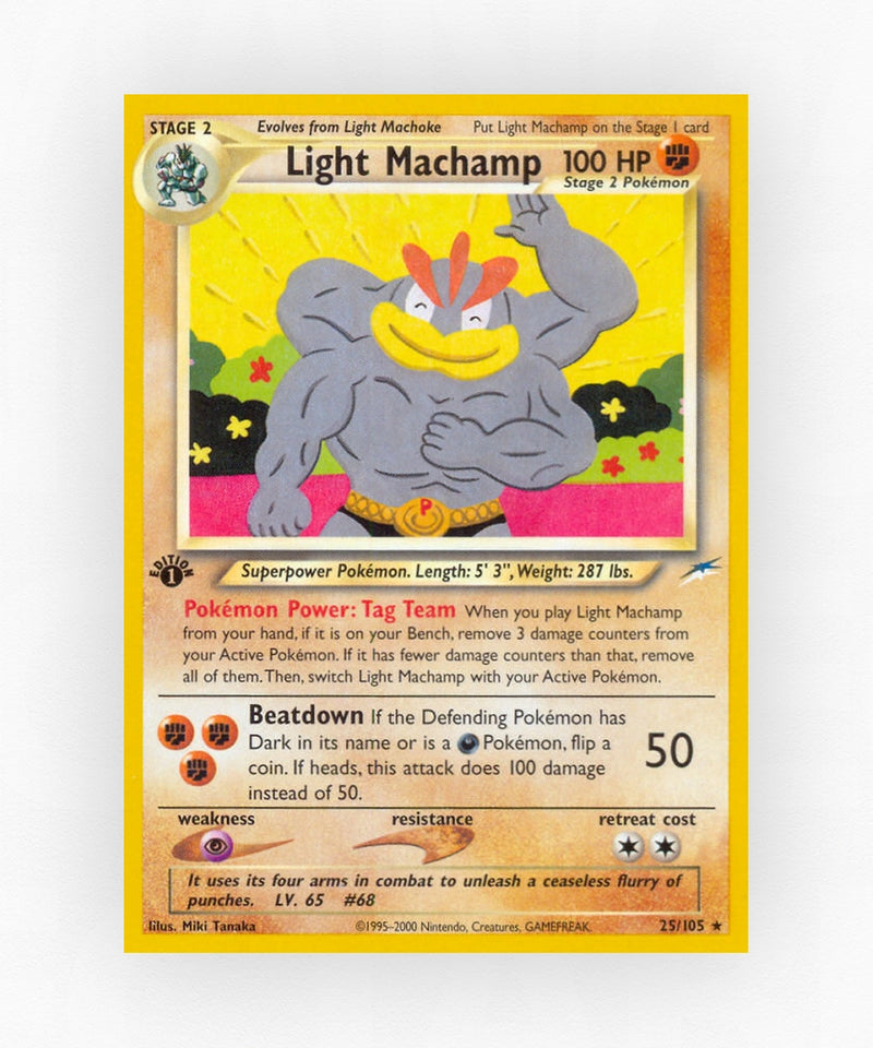 Light Machamp - Neo Destiny 25/105 (Unlimited Non-Holo)