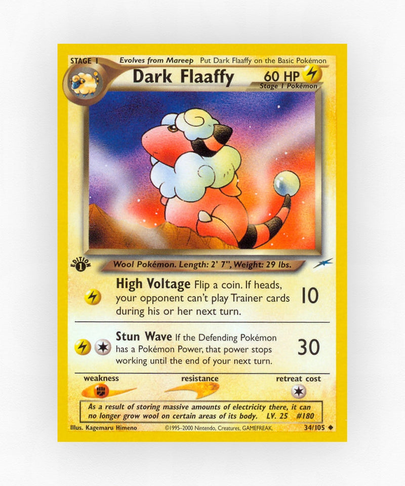 Dark Flaaffy - Neo Destiny 34/105 (1st Edition Non-Holo)
