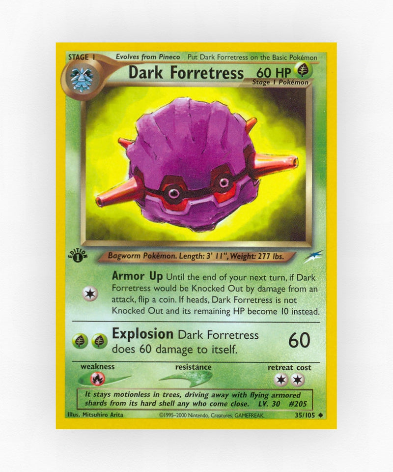 Dark Forretress - Neo Destiny 35/105 (1st Edition Non-Holo)