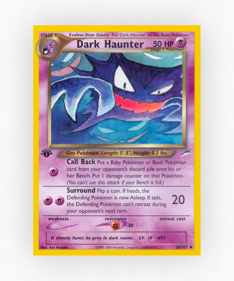 Dark Haunter - Neo Destiny 36/105 (1st Edition Non-Holo)