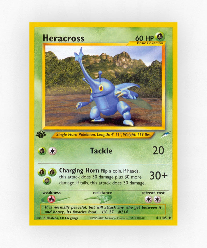 Heracross - Neo Destiny 41/105 (1st Edition Non-Holo)