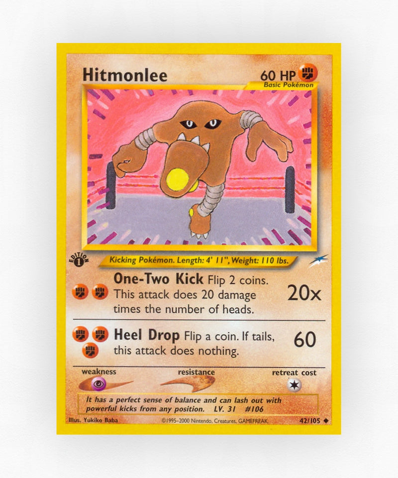 Hitmonlee - Neo Destiny 42/105 (Unlimited Non-Holo)