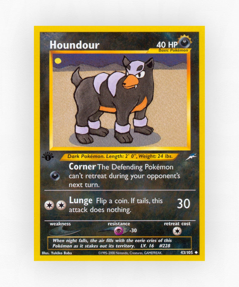 Houndour - Neo Destiny 43/105 (Unlimited Non-Holo)